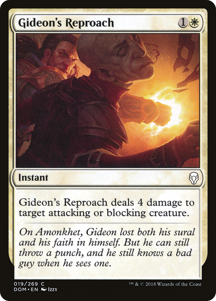 Magic: The Gathering - Gideon's Reproach - Dominaria