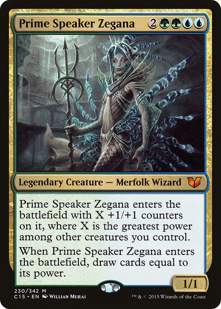Magic: The Gathering - Prime Speaker Zegana - Commander 2015