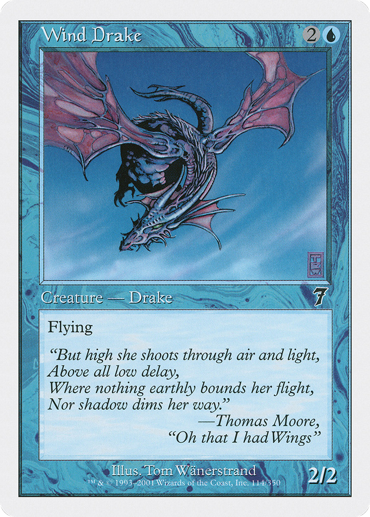 Magic: The Gathering - Wind Drake - Seventh Edition