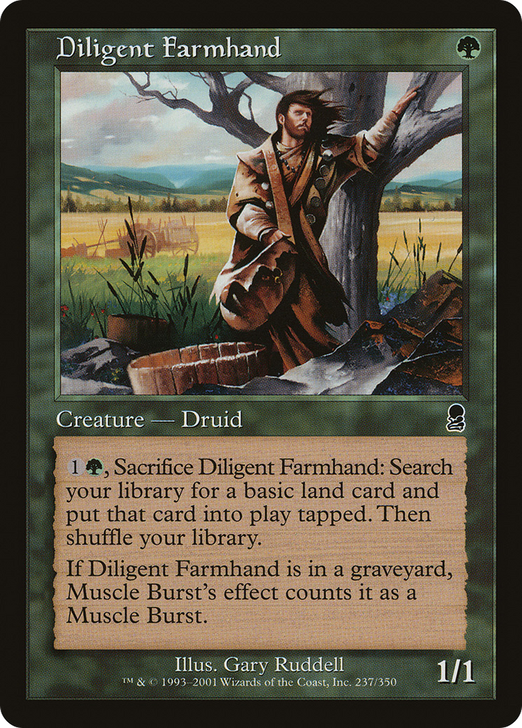 Magic: The Gathering - Diligent Farmhand - Odyssey