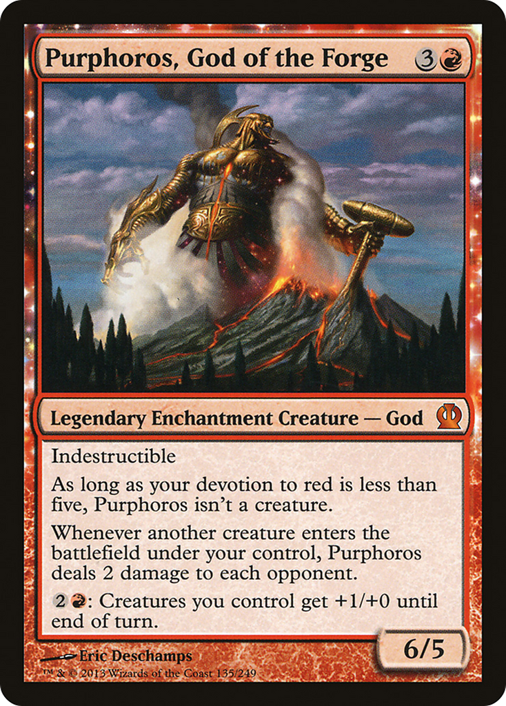 Magic: The Gathering - Purphoros, God of the Forge - Theros