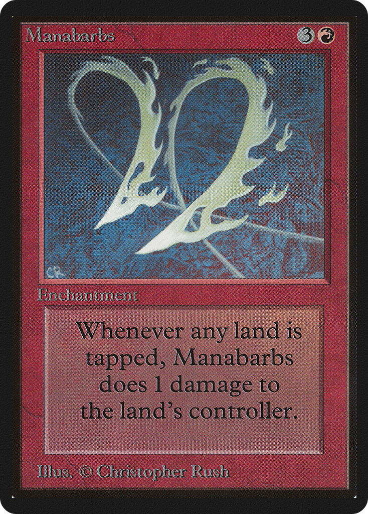 Magic: The Gathering - Manabarbs - Limited Edition Beta
