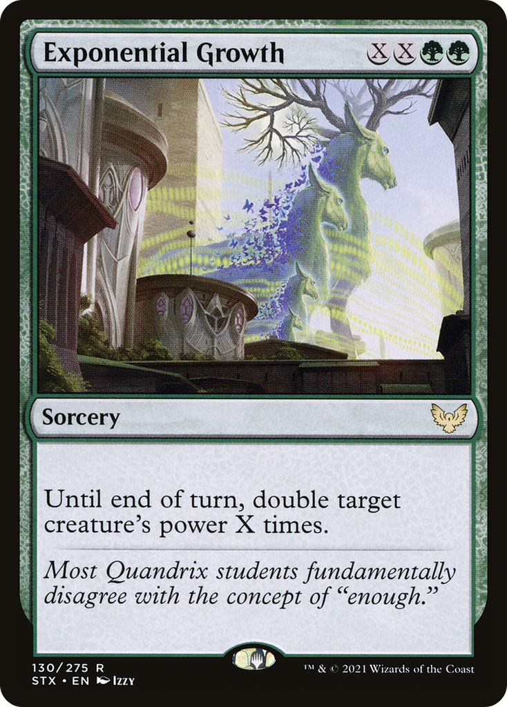 Magic: The Gathering - Exponential Growth Foil - Strixhaven: School of Mages