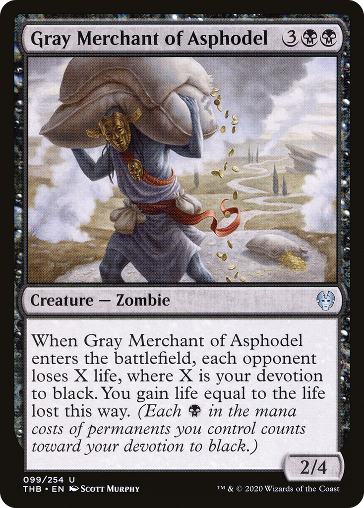 Magic: The Gathering - Gray Merchant of Asphodel - Theros Beyond Death