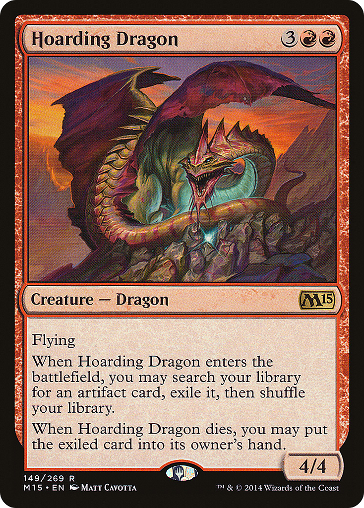 Magic: The Gathering - Hoarding Dragon - Magic 2015