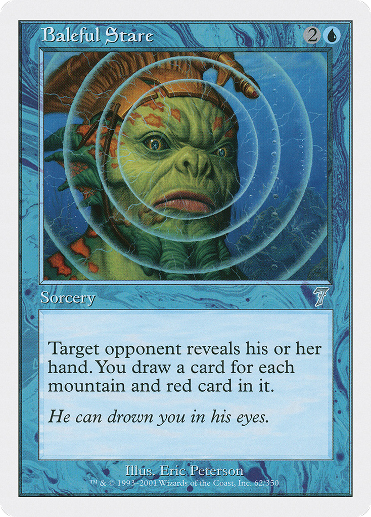 Magic: The Gathering - Baleful Stare - Seventh Edition