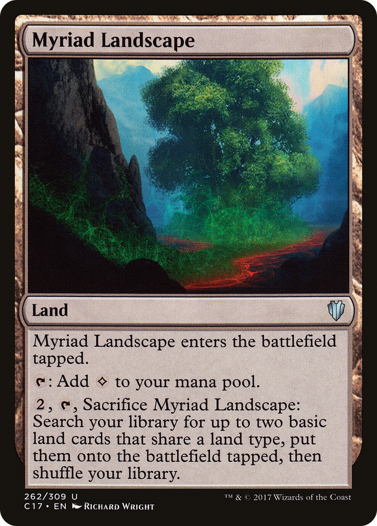 Magic: The Gathering - Myriad Landscape - Commander 2017