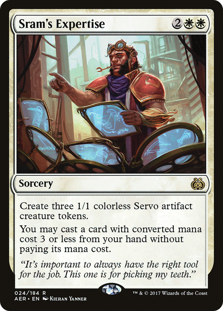 Magic: The Gathering - Sram's Expertise - Aether Revolt