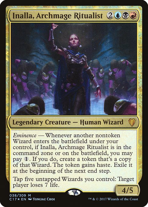 Magic the Gathering - Inalla, Archmage Ritualist Foil - Commander 2017