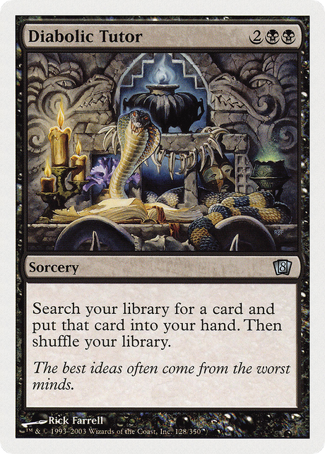 Magic: The Gathering - Diabolic Tutor - Eighth Edition