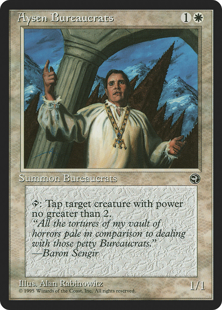 Magic: The Gathering - Aysen Bureaucrats - Homelands