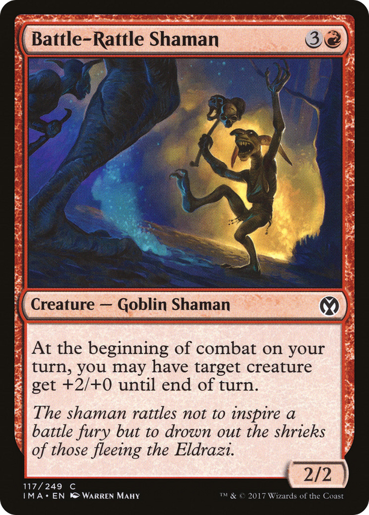 Magic: The Gathering - Battle-Rattle Shaman - Iconic Masters