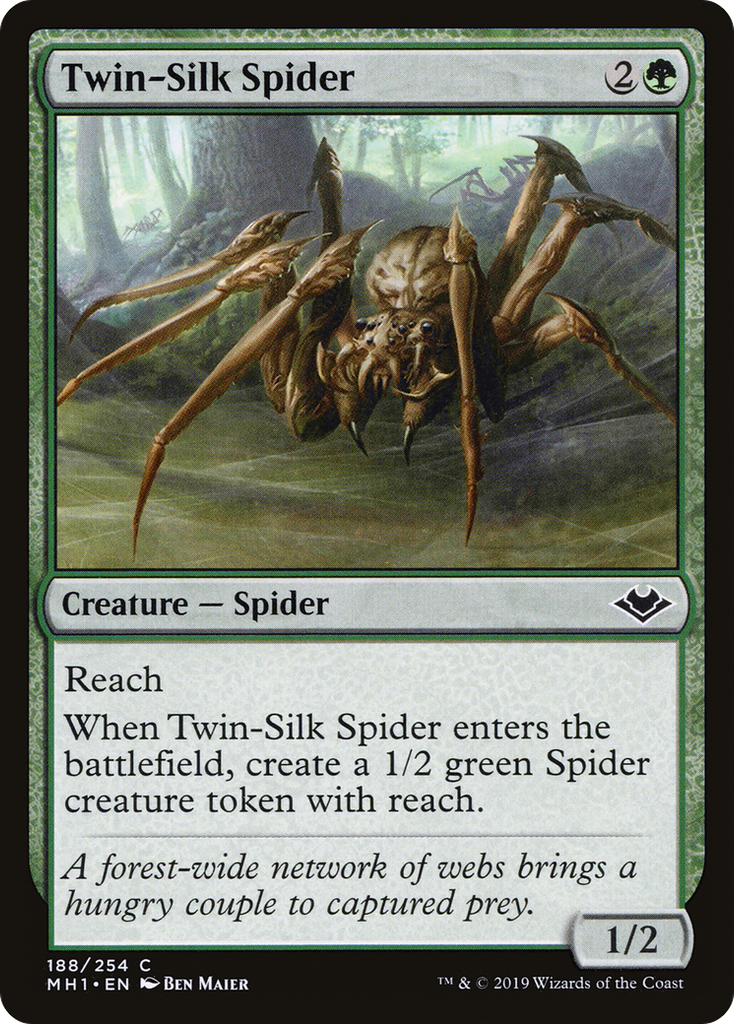 Magic: The Gathering - Twin-Silk Spider Foil - Modern Horizons