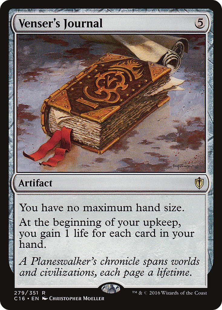 Magic: The Gathering - Venser's Journal - Commander 2016