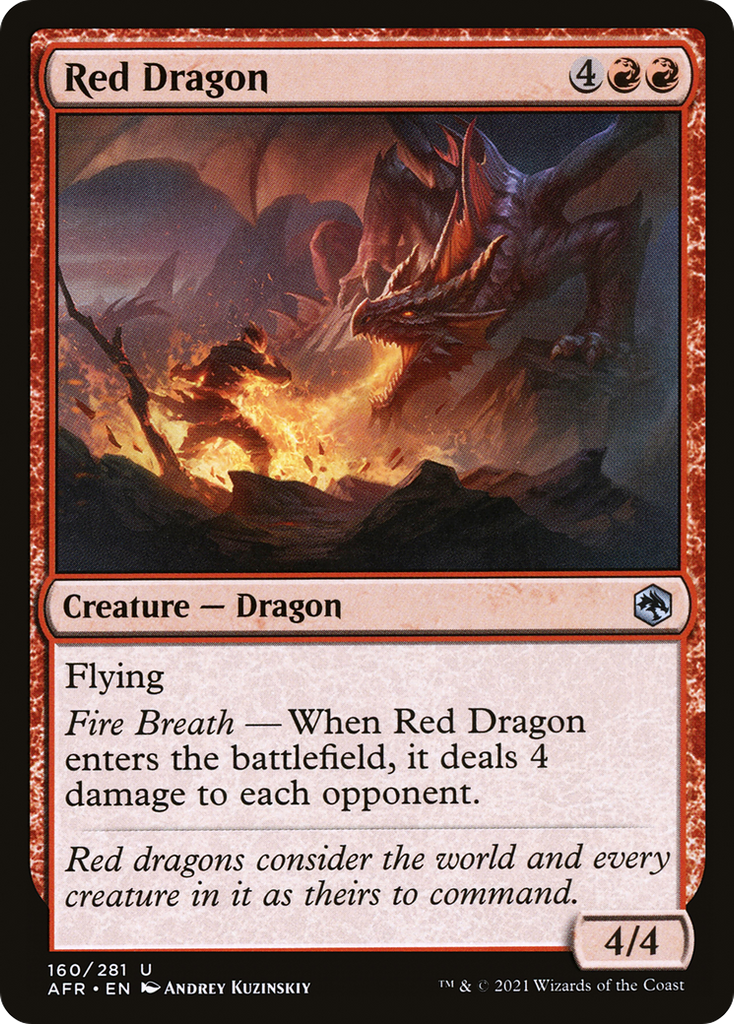 Magic: The Gathering - Red Dragon - Adventures in the Forgotten Realms
