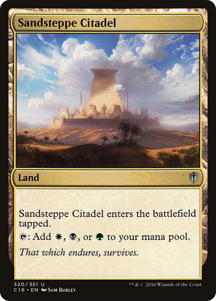 Magic: The Gathering - Sandsteppe Citadel - Commander 2016