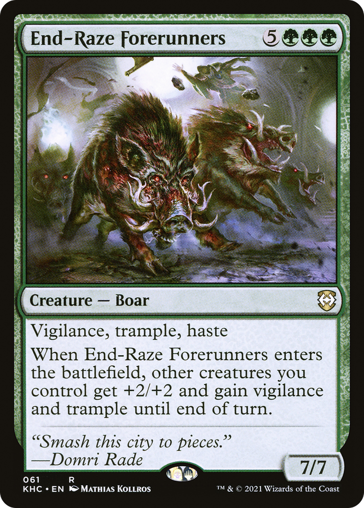 Magic: The Gathering - End-Raze Forerunners - Kaldheim Commander