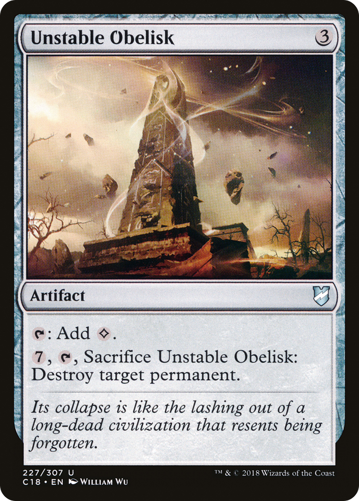 Magic: The Gathering - Unstable Obelisk - Commander 2018