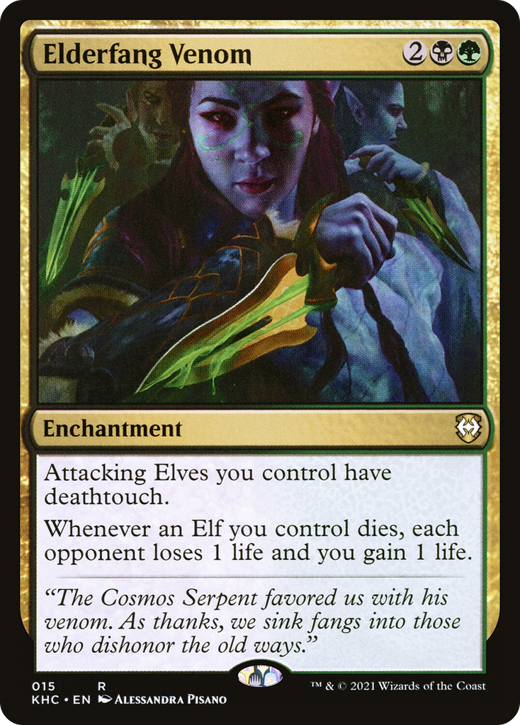 Magic: The Gathering - Elderfang Venom - Kaldheim Commander