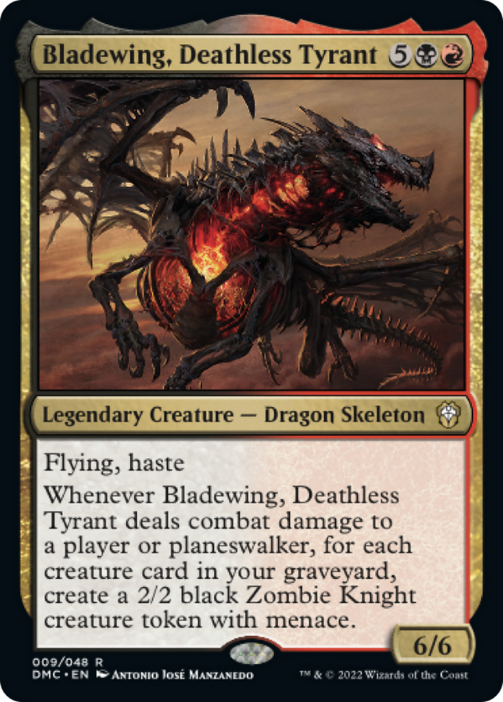 Magic: The Gathering - Bladewing, Deathless Tyrant - Dominaria United Commander