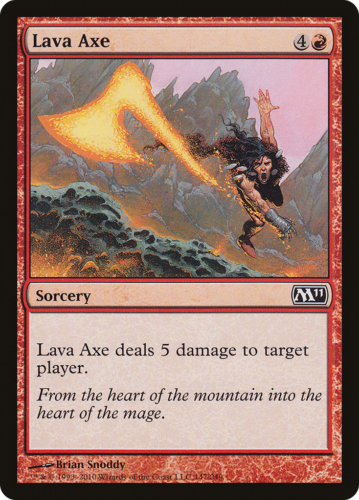 Magic: The Gathering - Lava Axe - Magic 2011