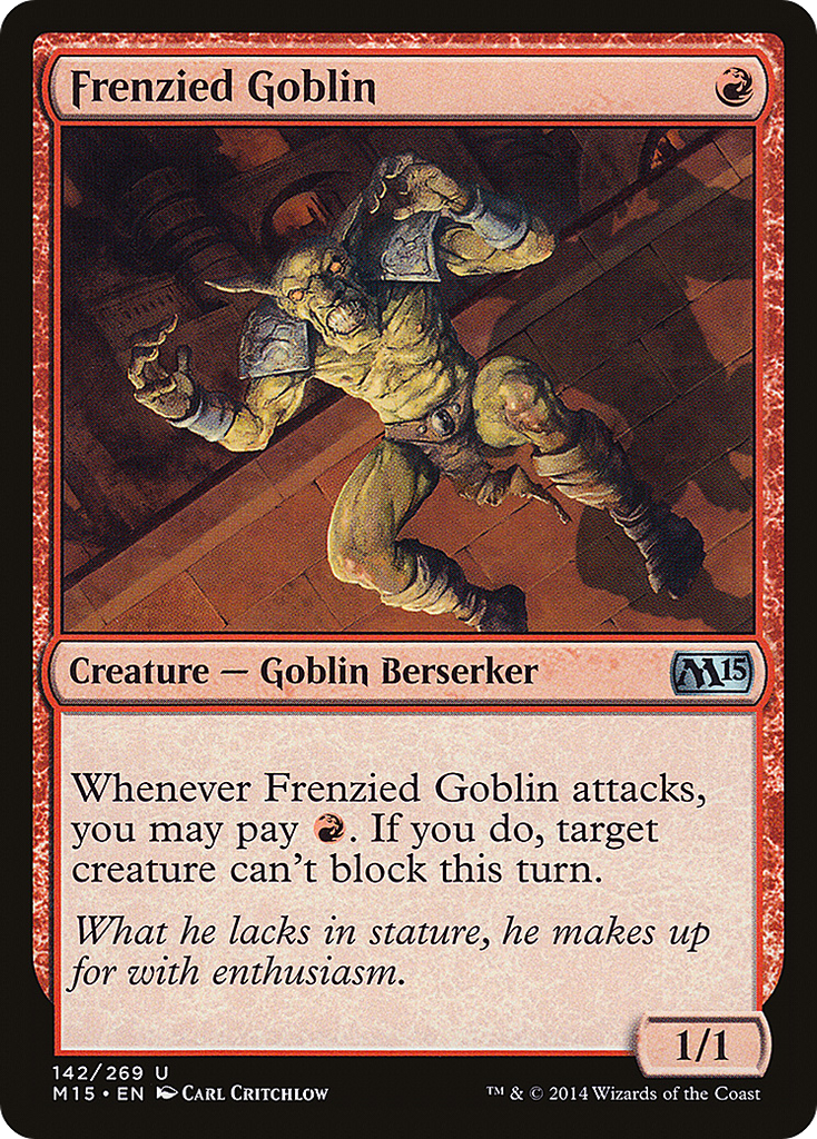 Magic: The Gathering - Frenzied Goblin - Magic 2015