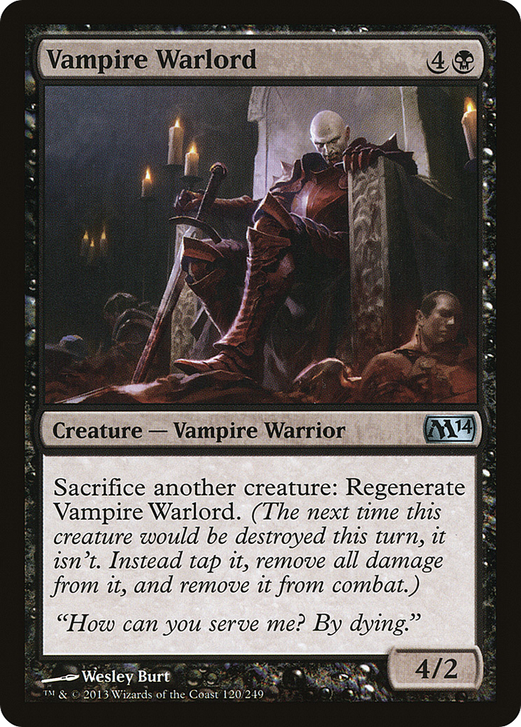 Magic: The Gathering - Vampire Warlord - Magic 2014