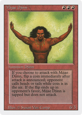 Magic: The Gathering - Mijae Djinn - Revised Edition