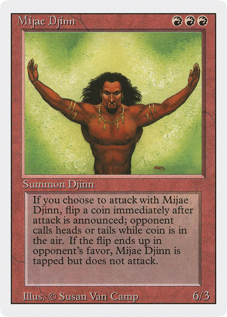 Magic: The Gathering - Mijae Djinn - Revised Edition