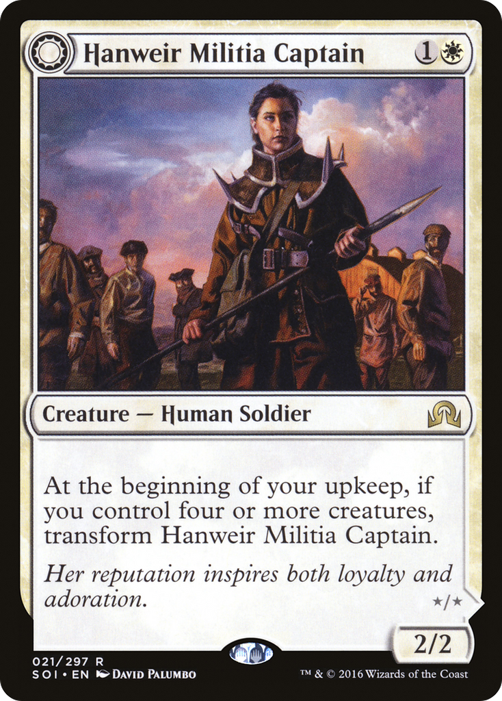 Magic: The Gathering - Hanweir Militia Captain // Westvale Cult Leader - Shadows over Innistrad