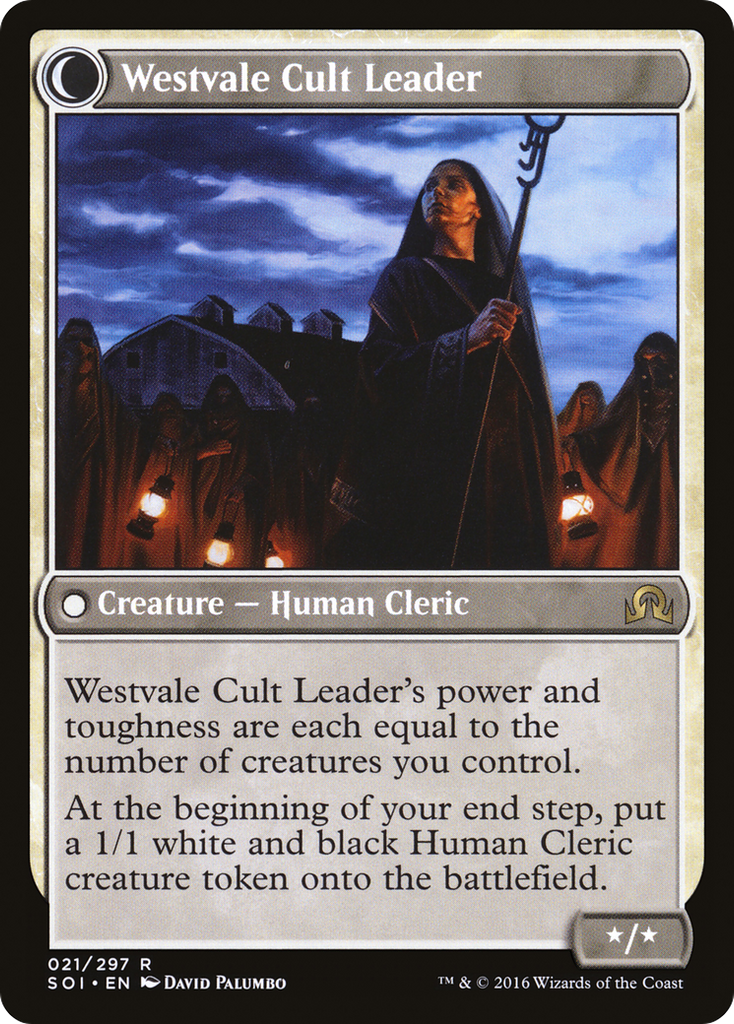 Magic: The Gathering - Hanweir Militia Captain // Westvale Cult Leader - Shadows over Innistrad