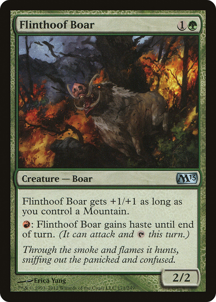 Magic: The Gathering - Flinthoof Boar - Magic 2013