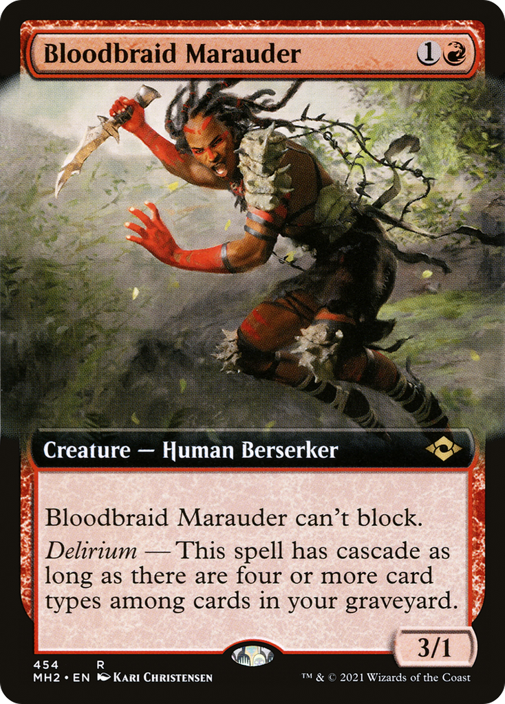 Magic: The Gathering - Bloodbraid Marauder Foil - Modern Horizons 2