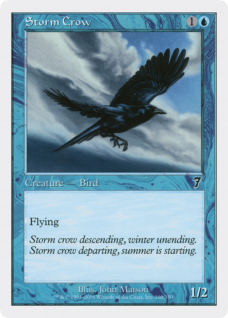 Magic: The Gathering - Storm Crow - Seventh Edition