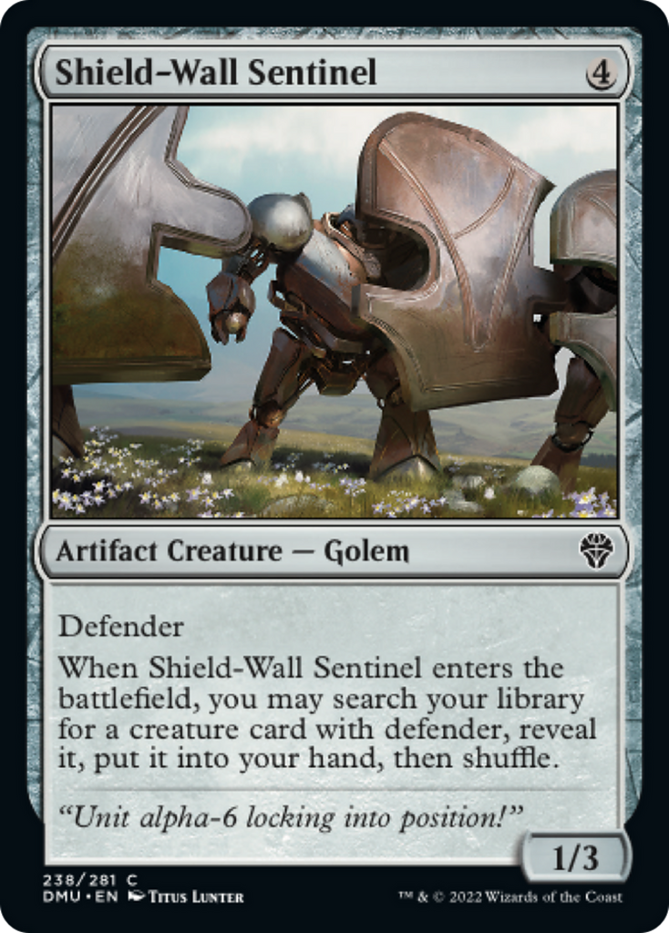 Magic: The Gathering - Shield-Wall Sentinel - Dominaria United
