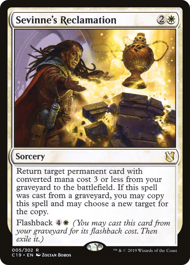 Magic: The Gathering - Sevinne's Reclamation - Commander 2019