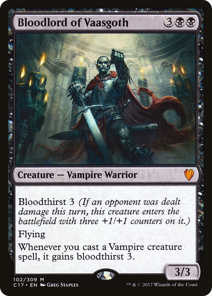 Magic: The Gathering - Bloodlord of Vaasgoth - Commander 2017