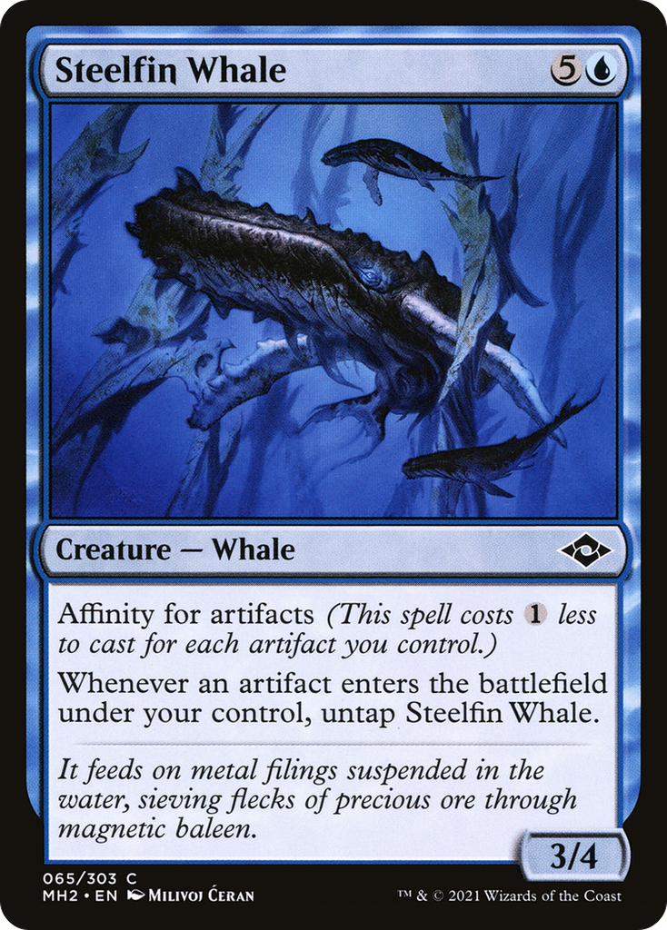 Magic: The Gathering - Steelfin Whale - Modern Horizons 2