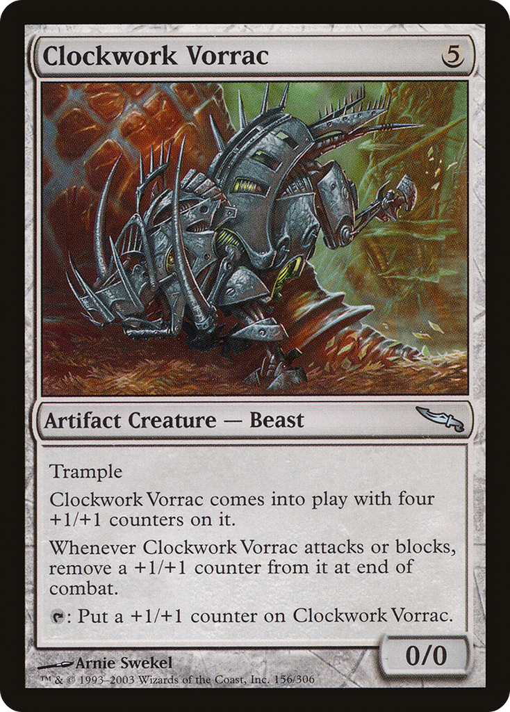 Magic: The Gathering - Clockwork Vorrac - Mirrodin