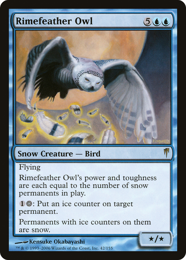 Magic: The Gathering - Rimefeather Owl - Coldsnap