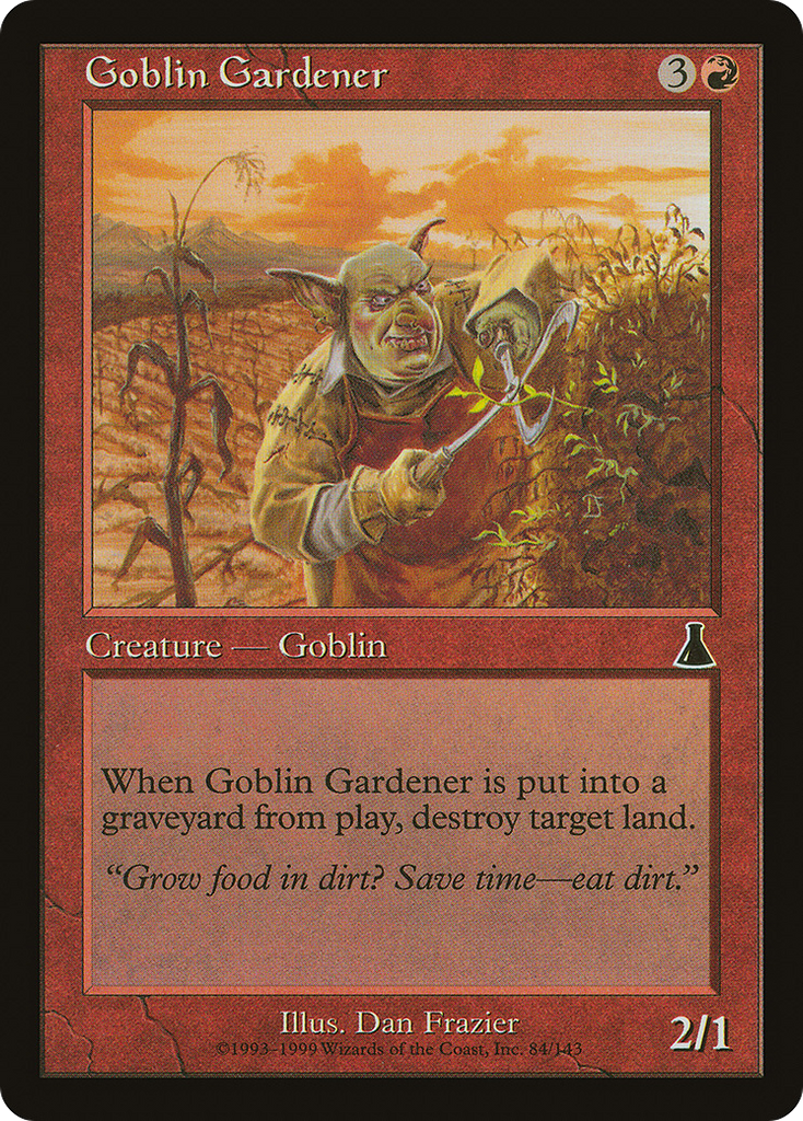 Magic: The Gathering - Goblin Gardener - Urza's Destiny