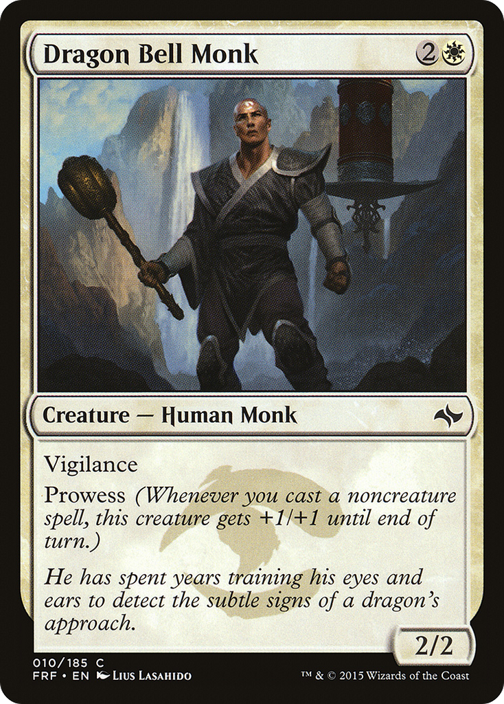 Magic: The Gathering - Dragon Bell Monk - Fate Reforged