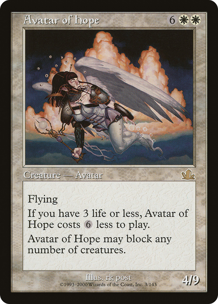 Magic: The Gathering - Avatar of Hope - Prophecy
