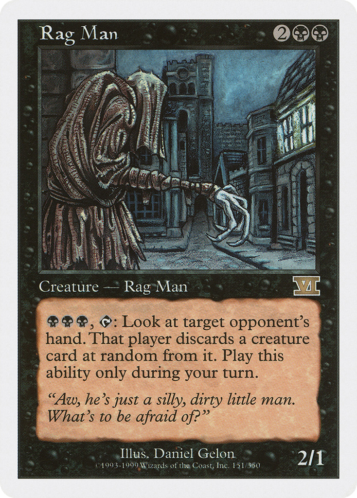 Magic: The Gathering - Rag Man - Classic Sixth Edition