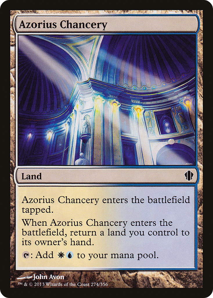 Magic: The Gathering - Azorius Chancery - Commander 2013