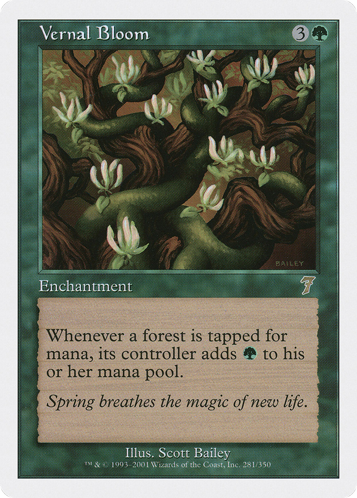 Magic: The Gathering - Vernal Bloom - Seventh Edition