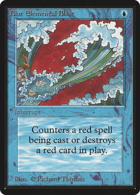 Magic: The Gathering - Blue Elemental Blast - Limited Edition Beta