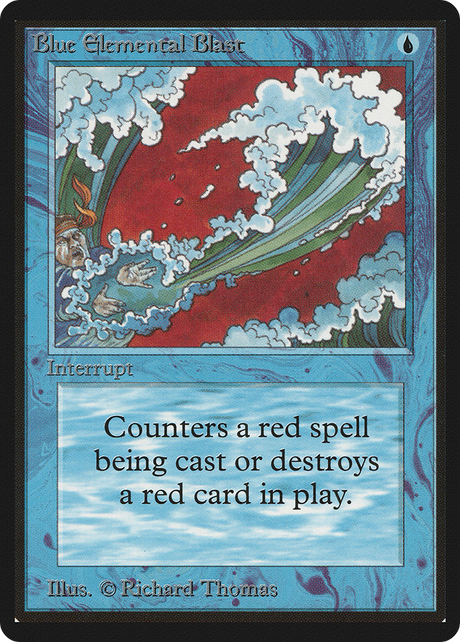 Magic: The Gathering - Blue Elemental Blast - Limited Edition Beta