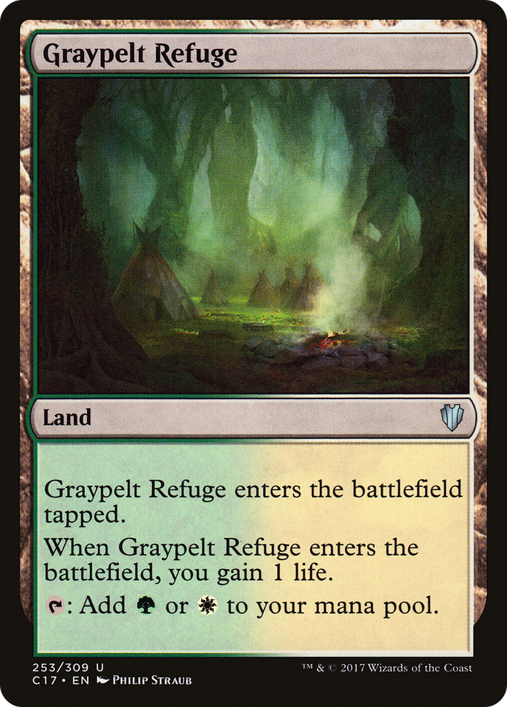 Magic: The Gathering - Graypelt Refuge - Commander 2017