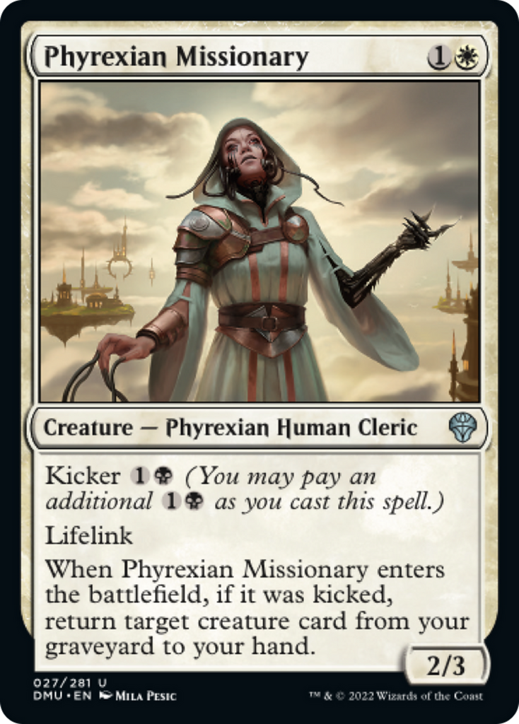 Magic: The Gathering - Phyrexian Missionary Foil - Dominaria United